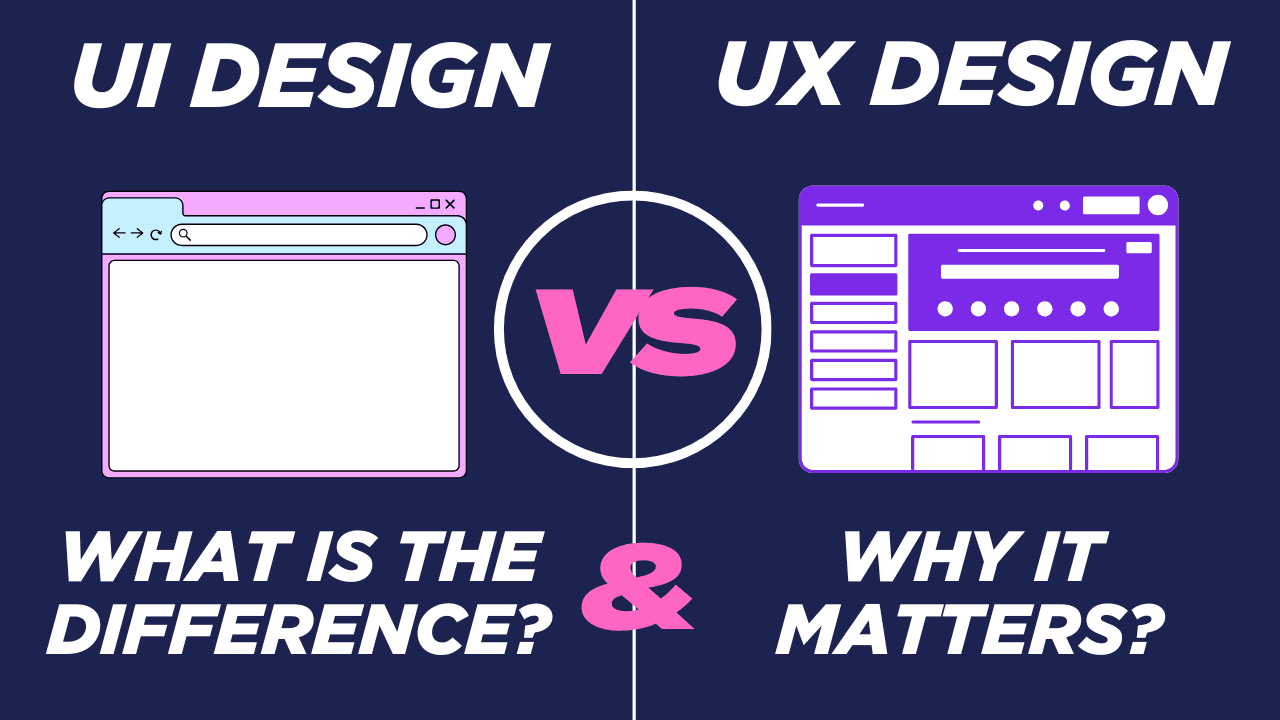 UI DESIGN VS. UX DESIGN: WHAT IS THE DIFFERENCE? & WHY IT MATTERS?
