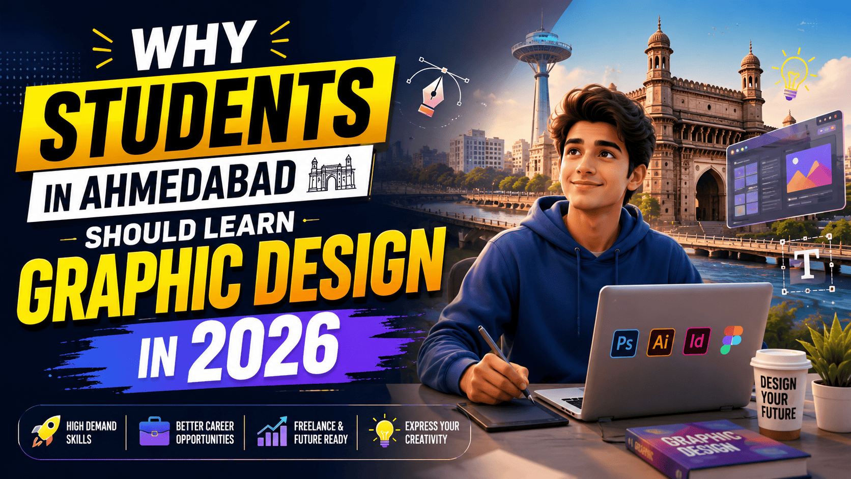 Why Students in Ahmedabad Should Learn Graphic Design in 2026